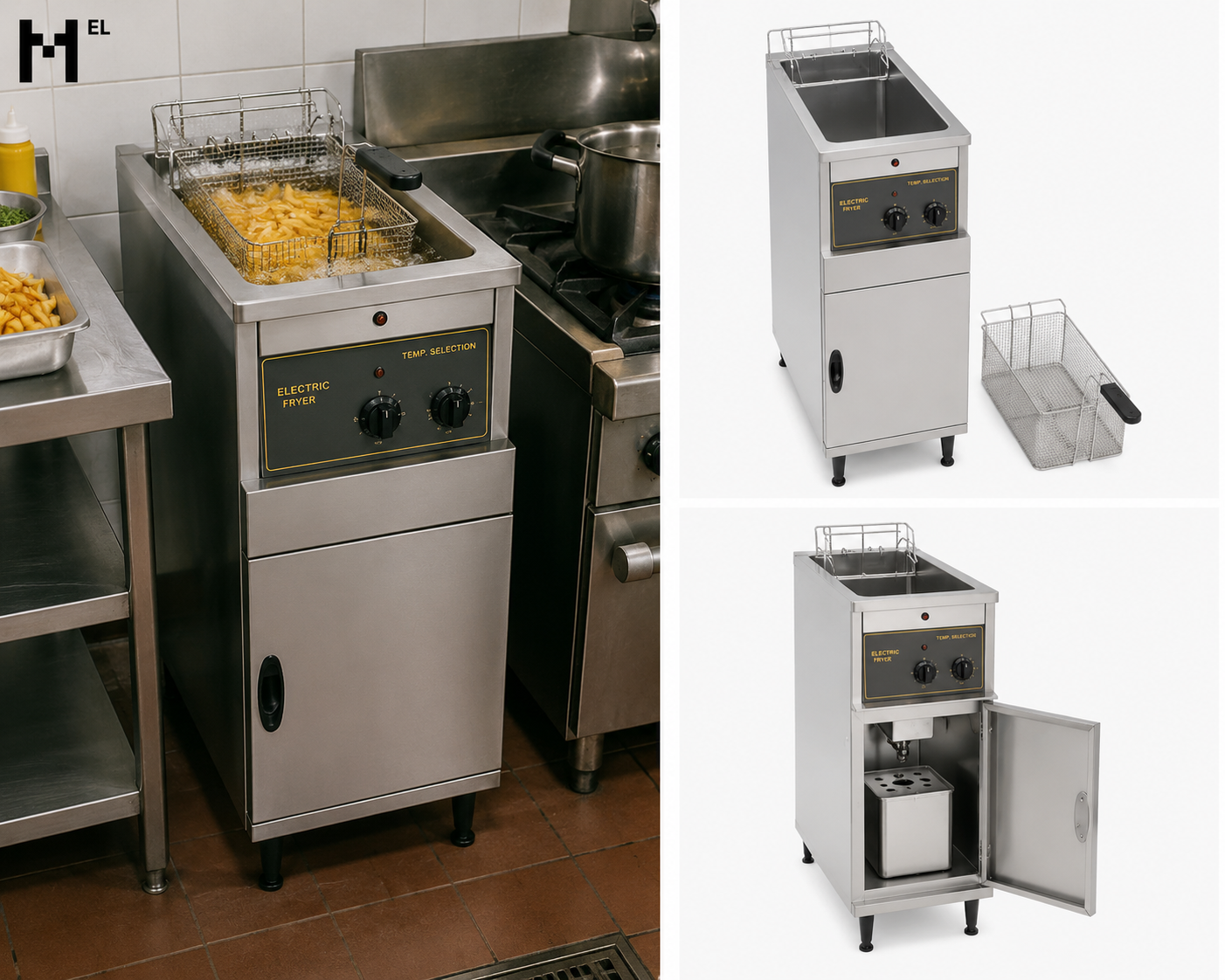  Electric Fryer 14 Litre Single Pan