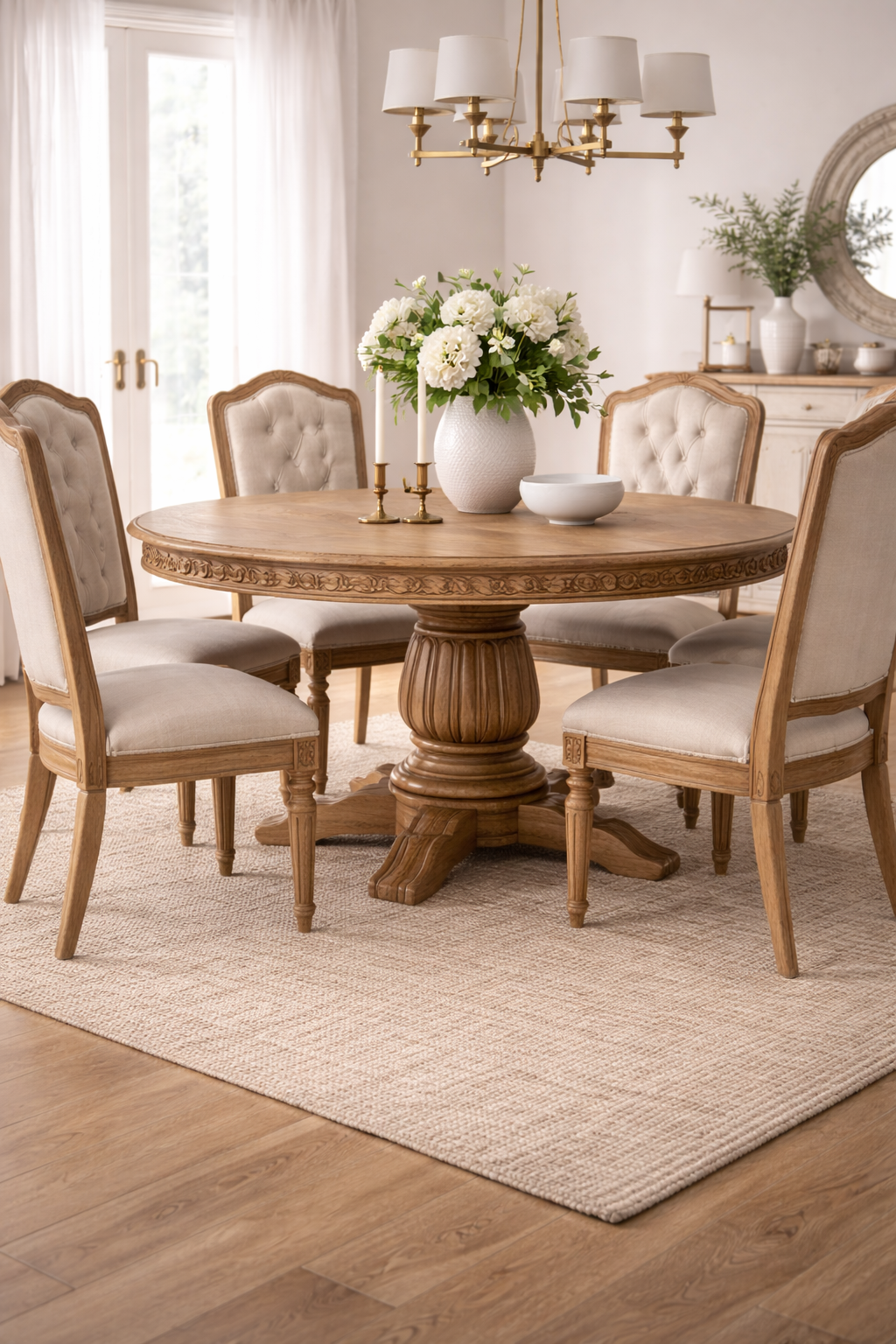 CNC-Milled Dining Table Furniture Legs