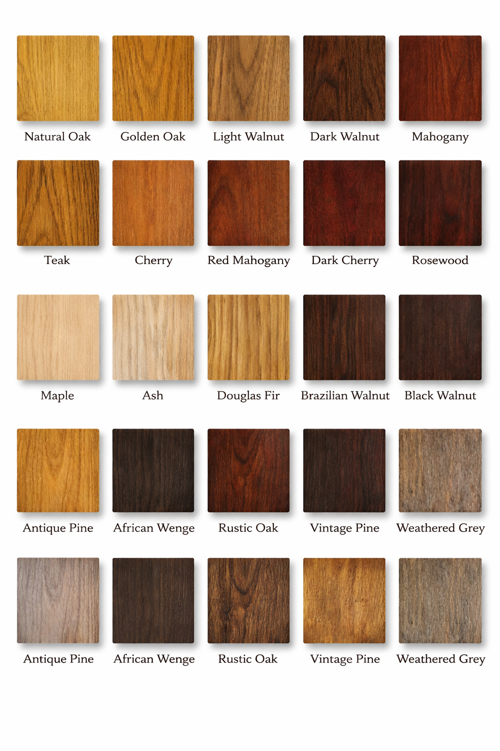 Wood Effect Finish Powder Coating