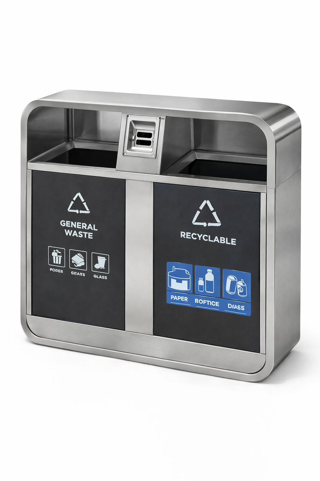 ArcLine™ SS Recycling Bin