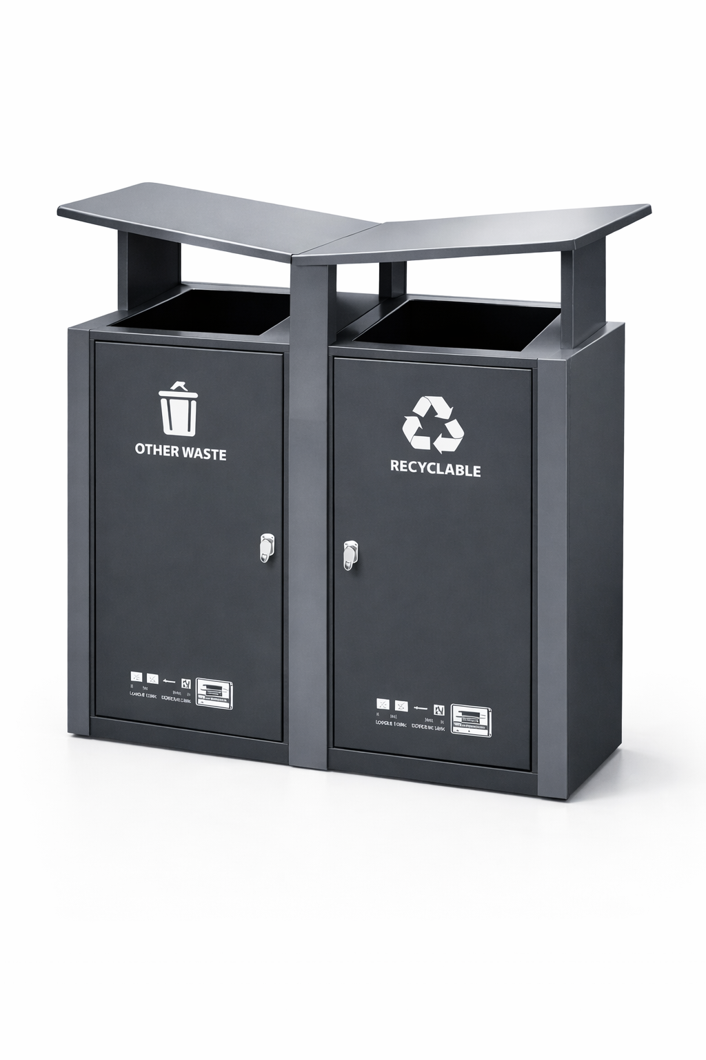 TwinGuard™ Outdoor Recycling Bin